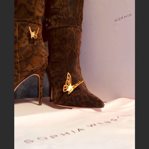 $600 DISCOUNT for Brand New Unique Sophia Webster High-Knee Boots - Picture 1 of 11